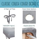 Couch Cover With Hole Pink